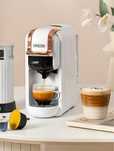 Aparat de cafea 4in1  cu capsule Nespresso, Dolce Gusto