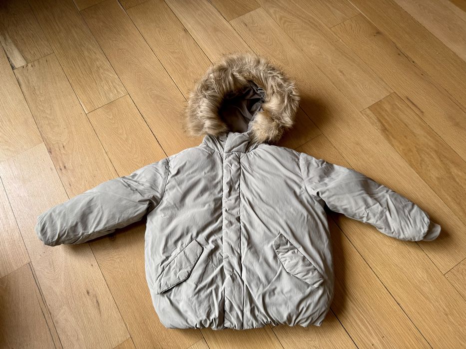 Детско зимно яке ZARA с пух и пера - 116см - 2бр
