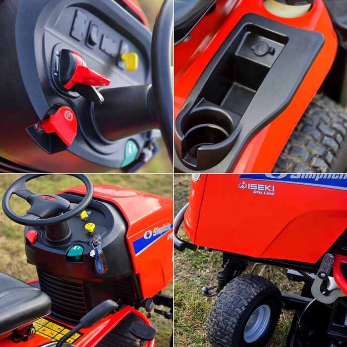 Tractoras gazon iarba Prof 2 cutite Iseki 19.5 cp Briggs and Stratton!