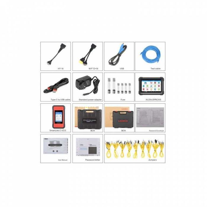 Tester diagnoza Launch X431 PRO3S+ 12V & 24V, LA-HKSH106-EU