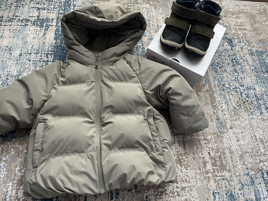 Непромокаемо яке Zara 92см Боти Geox 26