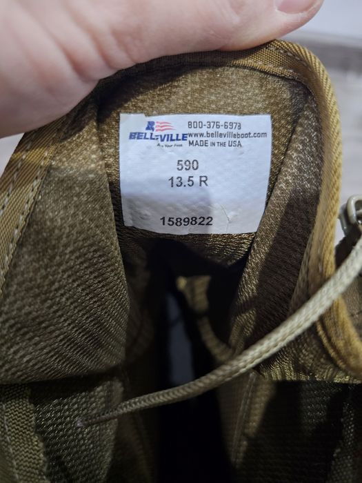 Bocanci militari Belleville nr 47 - 47,5 dimensiune talpic 32, 32,5 cm