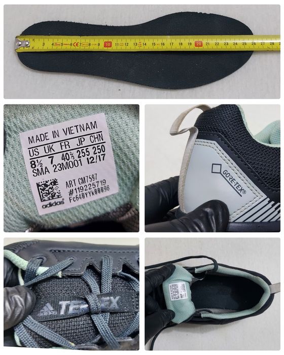 Ghete Adidas Terrex Tracerocker Gore-Tex Carbon, nr. 40 2/3 EU unisex
