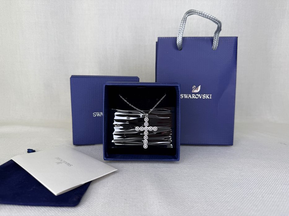 Colier Swarovski cruce insigne angelic