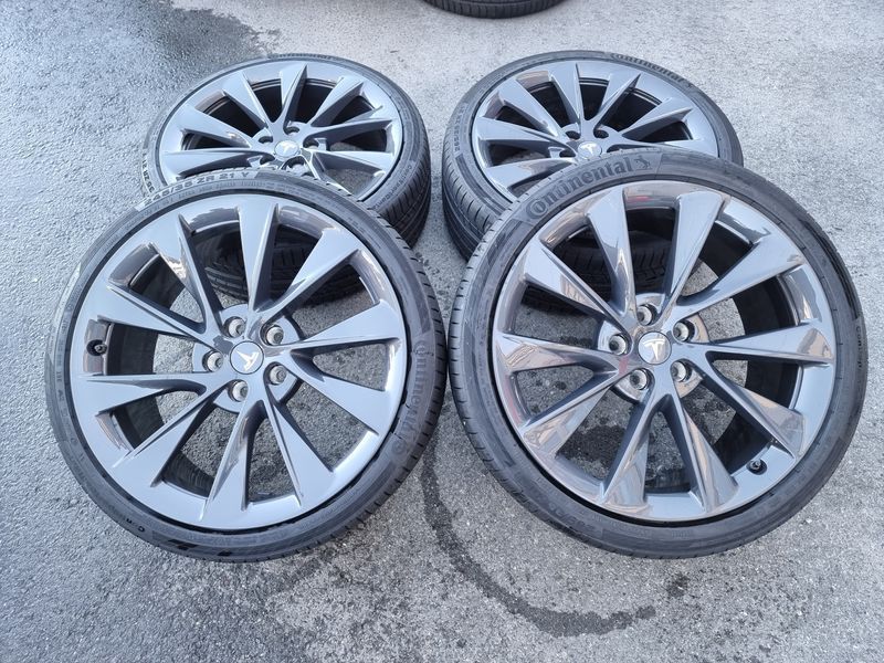 21цола 5x120 Tesla S,Тесла S 4бр Оригинални