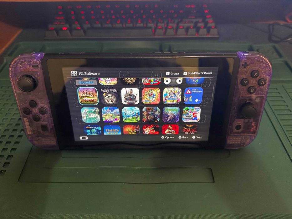 Nintendo Switch Modat 512GB,HallEffect,Clear Shell,Baterii Noi,Android