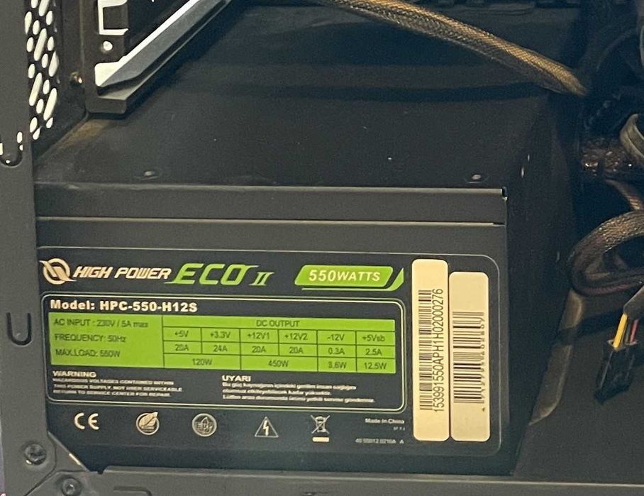 Sursa Sirtec ECO II HPC-550-H12S, 550W, ATX 2.3