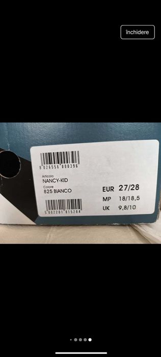 Cizme de iarna Olang pentru fete -măsura 27/28 (~17.5cm interior)