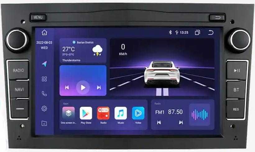 1-8GB Navigatie Android Opel Astra H Vectra C Corsa D Zafira B CARPLAY