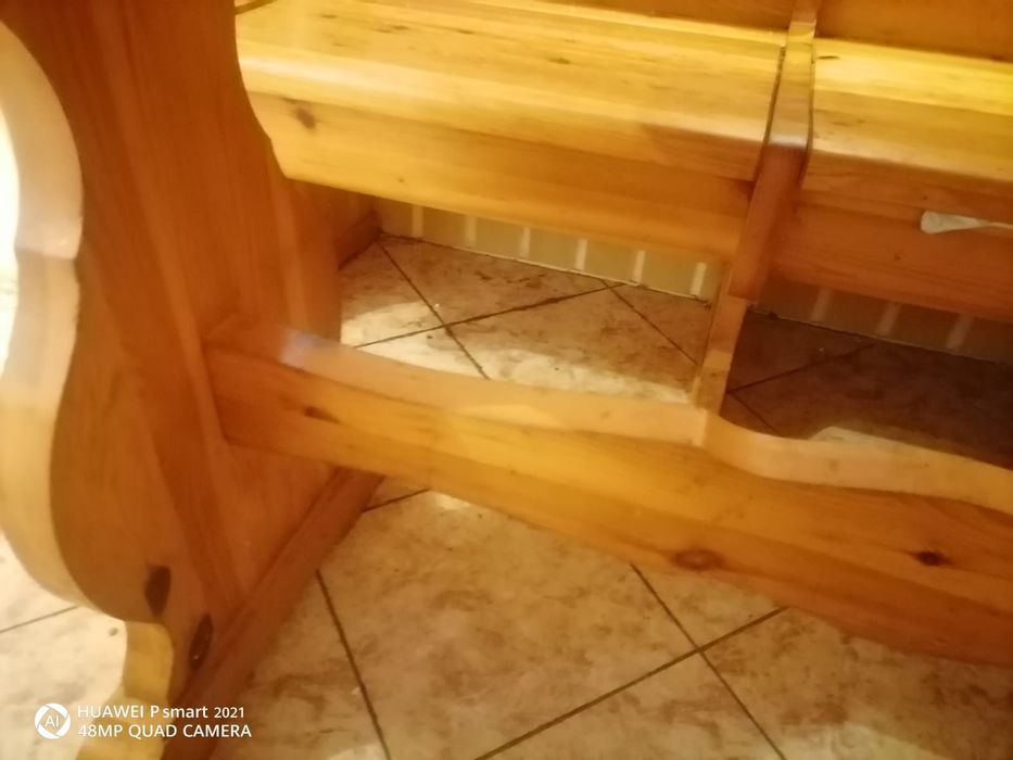 Colțar cu masa lemn