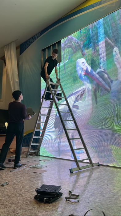 Лэд экран Led ekran монтаж,ремонт,установка,настройка,