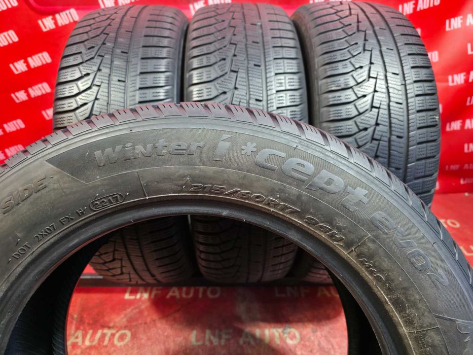 Anvelope de IARNA - 215/60/17 - Hankook - 5.43 MM - DOT 2017 !