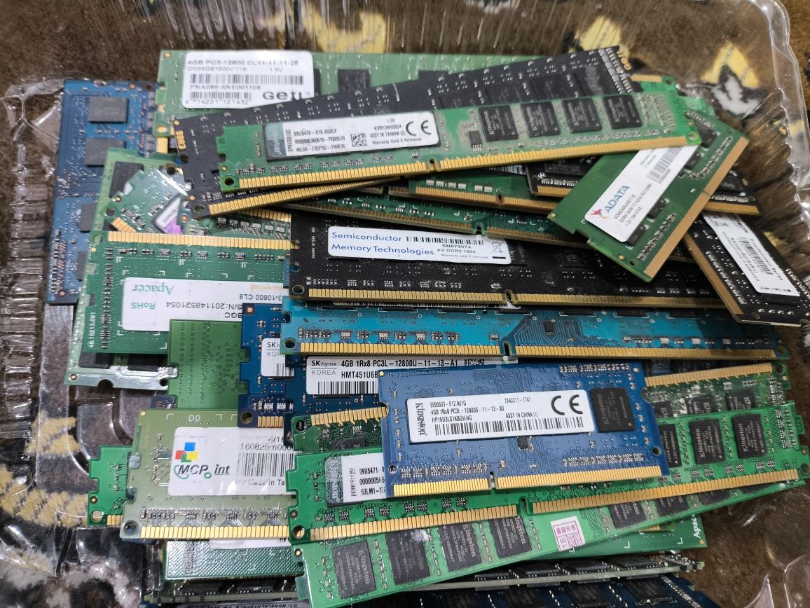 Продаю оперативную память DDR 4,3,2,1 для ноутбуков и пк