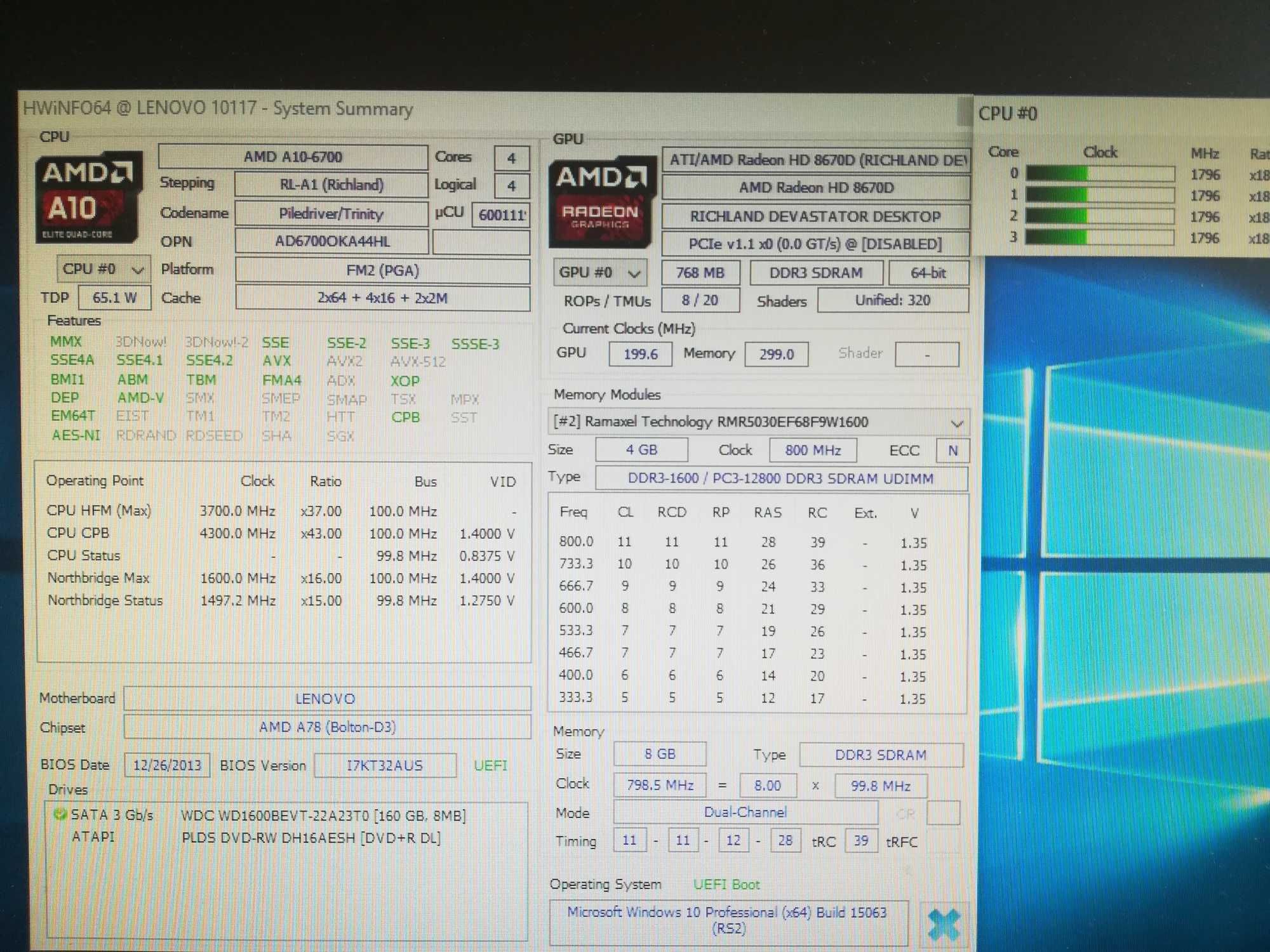 Gaming AMD A10-6700, 8 GB,Radeon R5 240