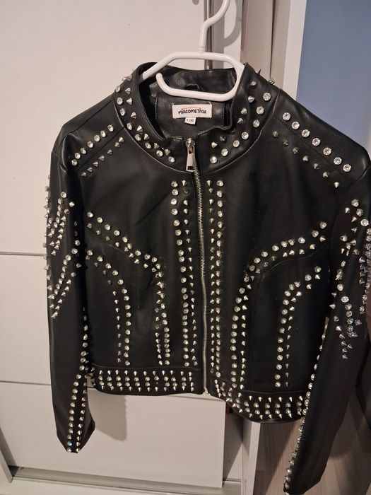 Geaca piele cu ținte