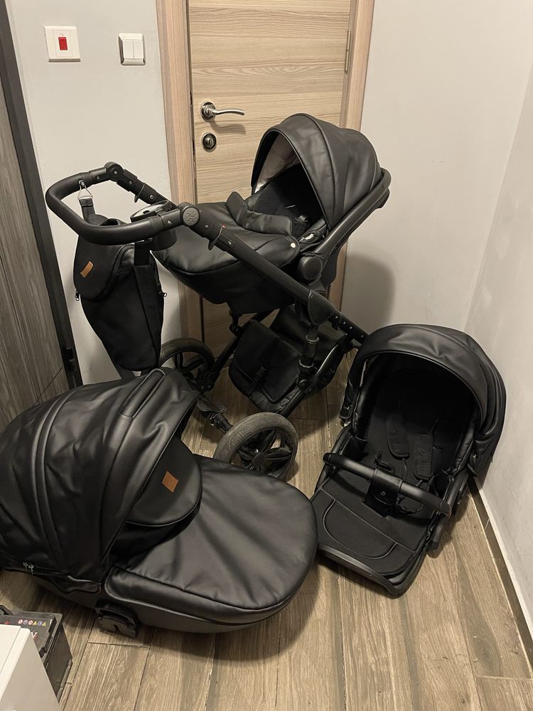Бебешка колича Dada Paradiso 500 3в1 Black