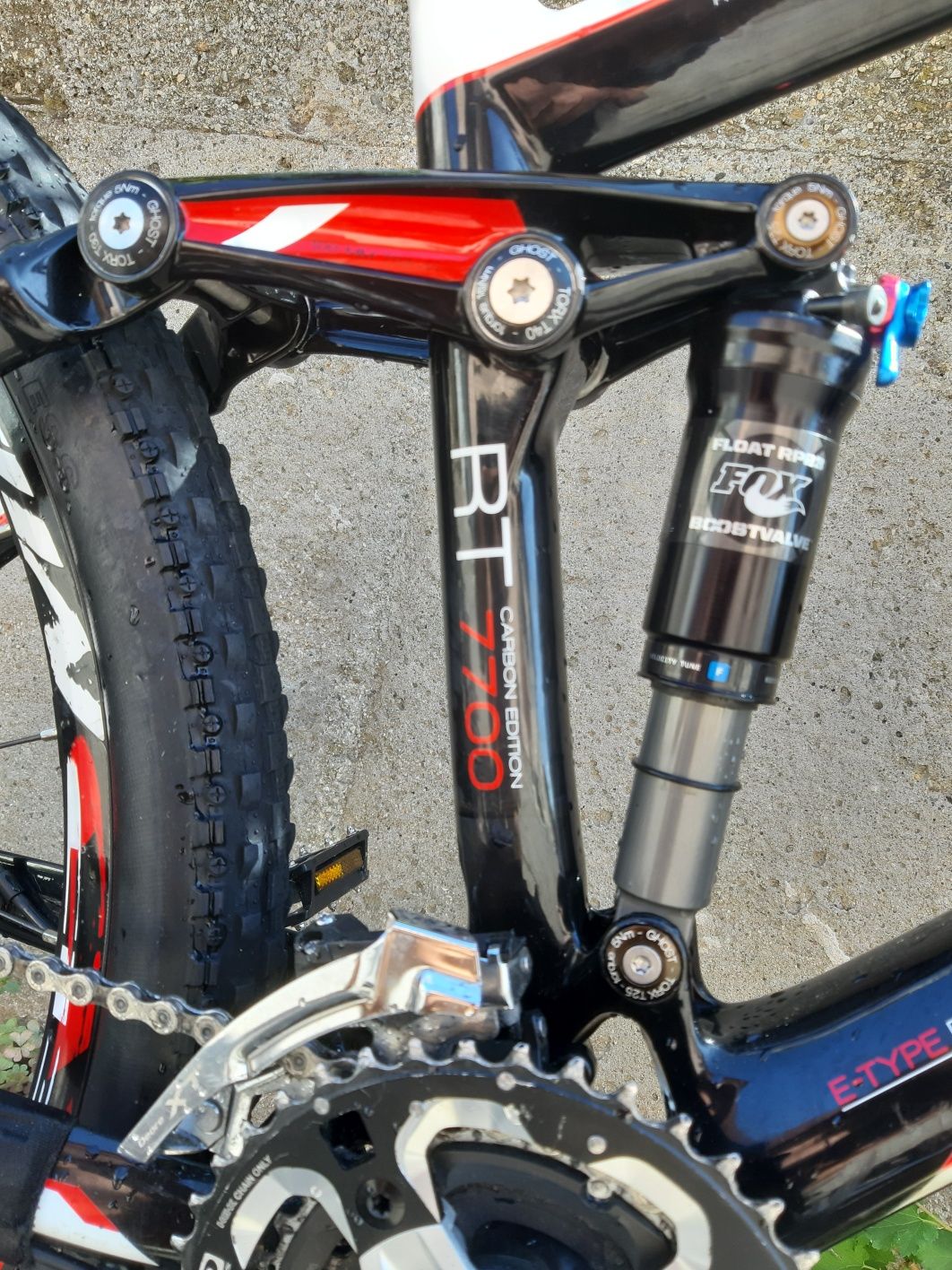 Карбонов Ghost RT Lector 7700 Като нов 26" Xt, Fox, Rockshox