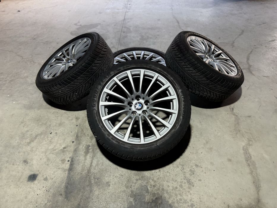 Jante aliaj BMW G30 r18 + anvelope iarna