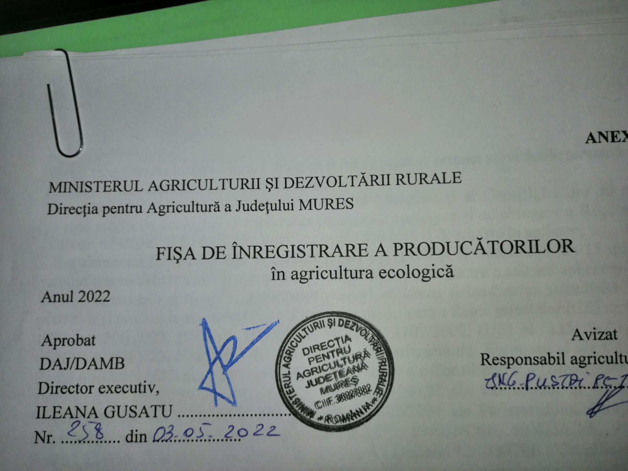 Alune proaspete Atestate Ecologic