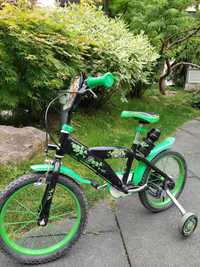 Bicicleta copii - baieti Ben10, 14 inch, 4-8 ani, Toimsa Verde/Negru