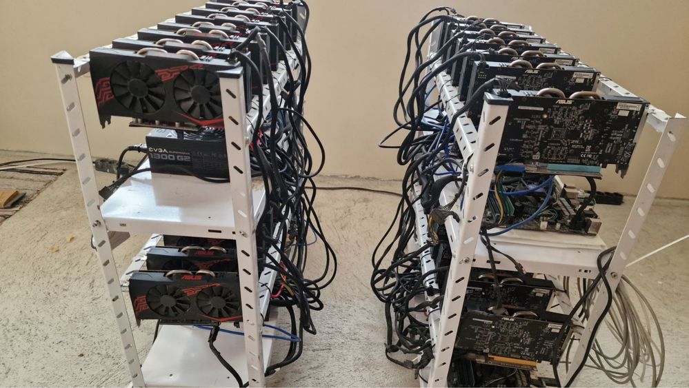 Asus p106-100 mining rig/ Риг за криптовалути
