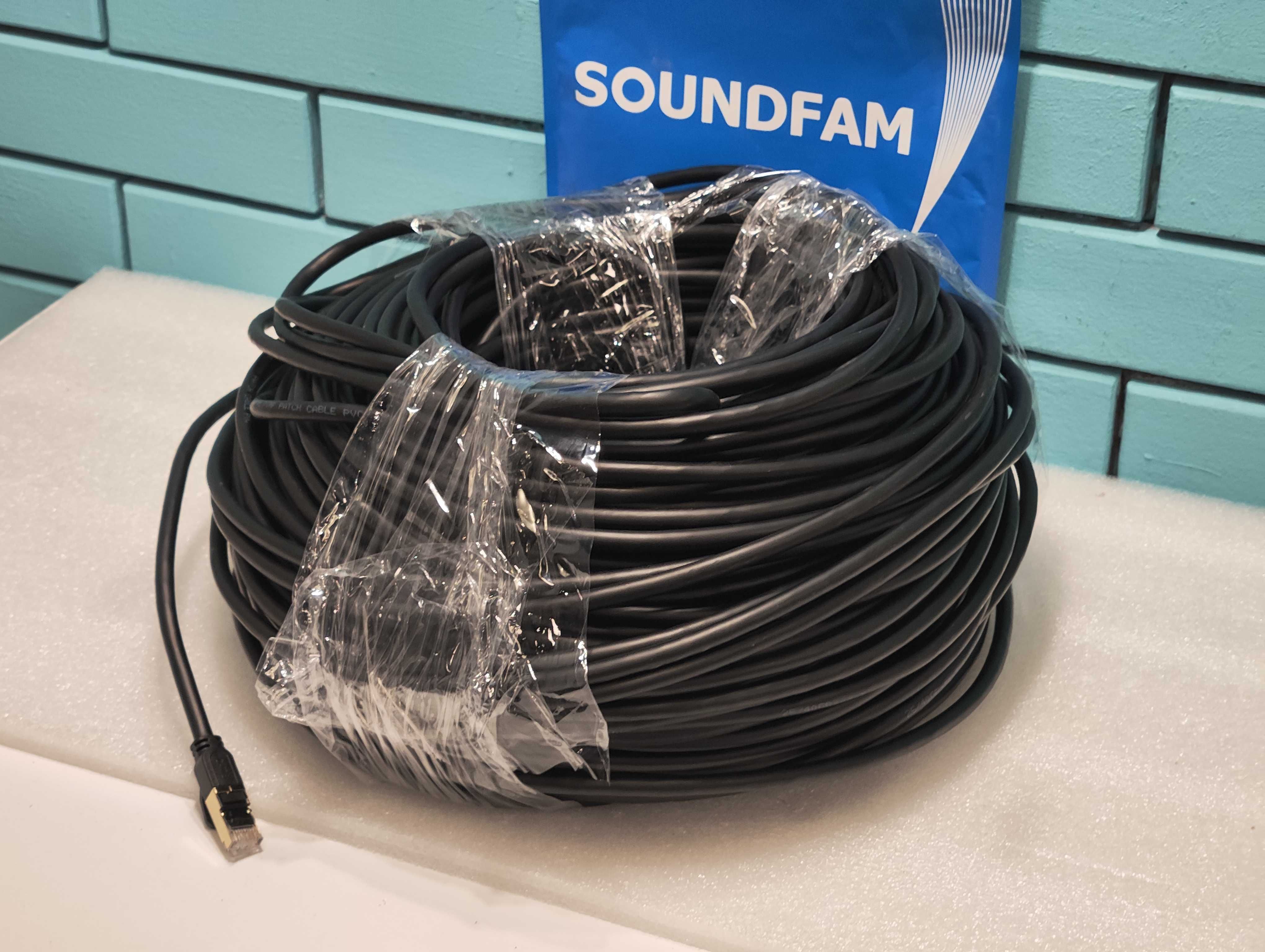 Cat 8 100m високоскоростен мрежов кабел с RJ45 конектори