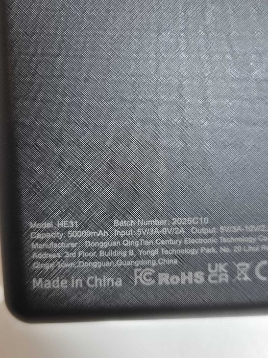 Power Bank Baterie Externa Hinne HE31 50000mAh fast charge LCD Noua