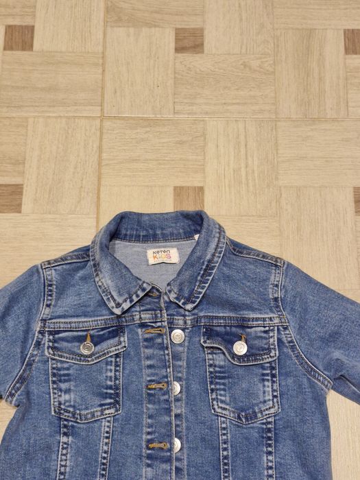 Geaca de blugi pentru fetite -Zara & Koton- marimea 122