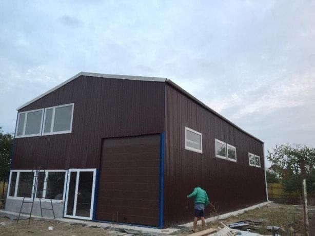 Hala metalica completa cu panouri sandwich