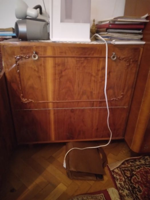 Mobilă sufragerie Delia completă,dulap,pat extensibil,masă 4 scaune...