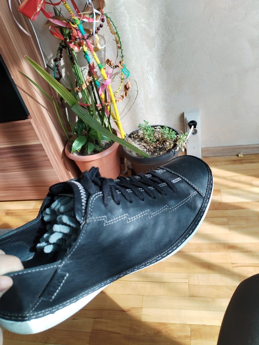 Мъжки кожени обувки Clarks н.45 UK.10
