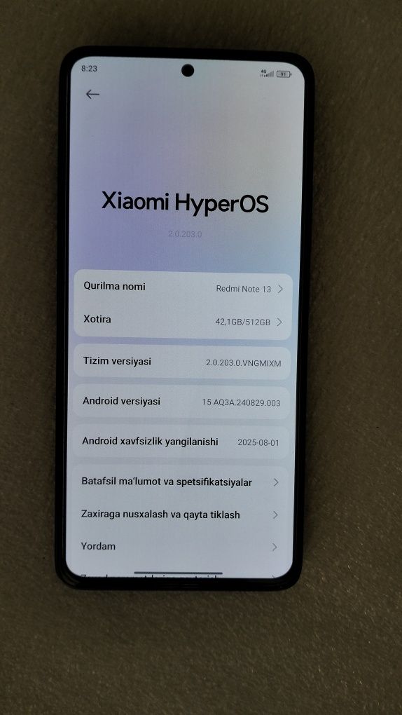 Xioami Redmi Note 13
