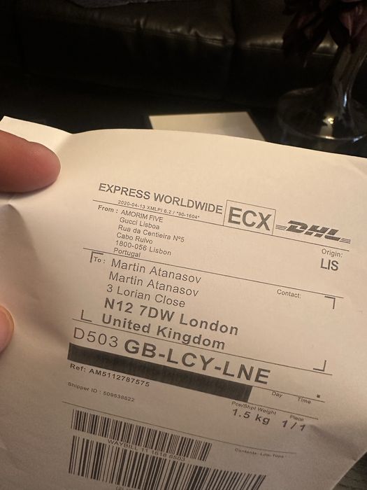 Продавам оригинални Gucci x Supreme мъжки обувки