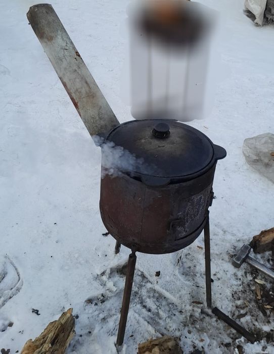 Печь под Казан чугунный
