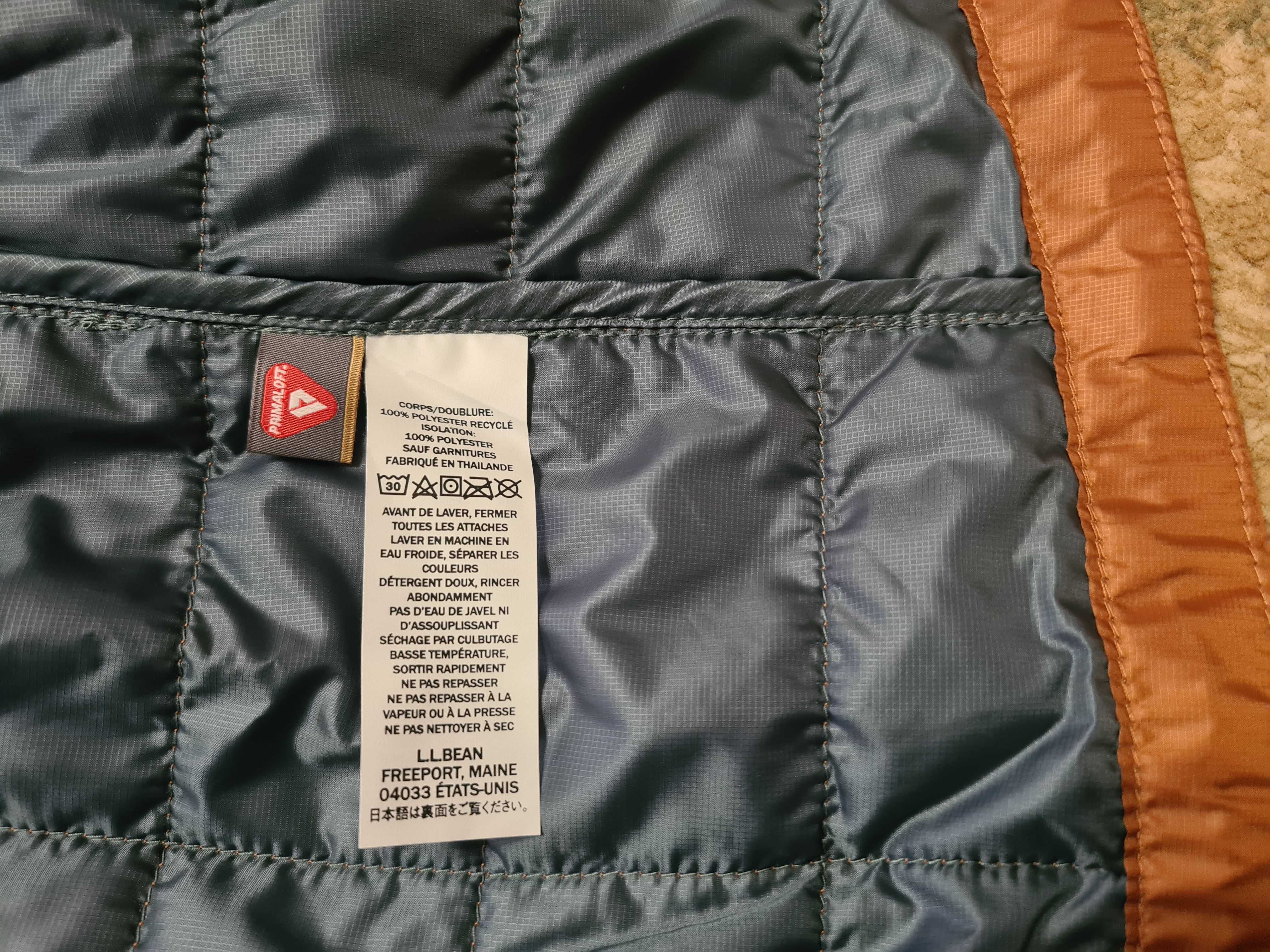 L.L.Bean PrimaLoft Packaway яке