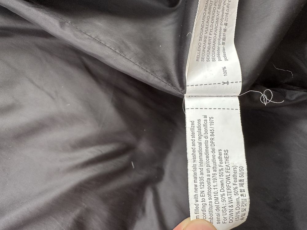 Детско пухено дълго яке на Zara  с пера