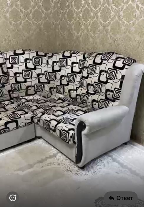 Угловой диван с креслом