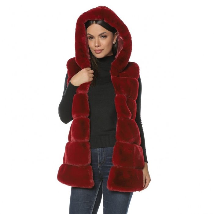 Vesta de blana cu glugă   S ,M , L