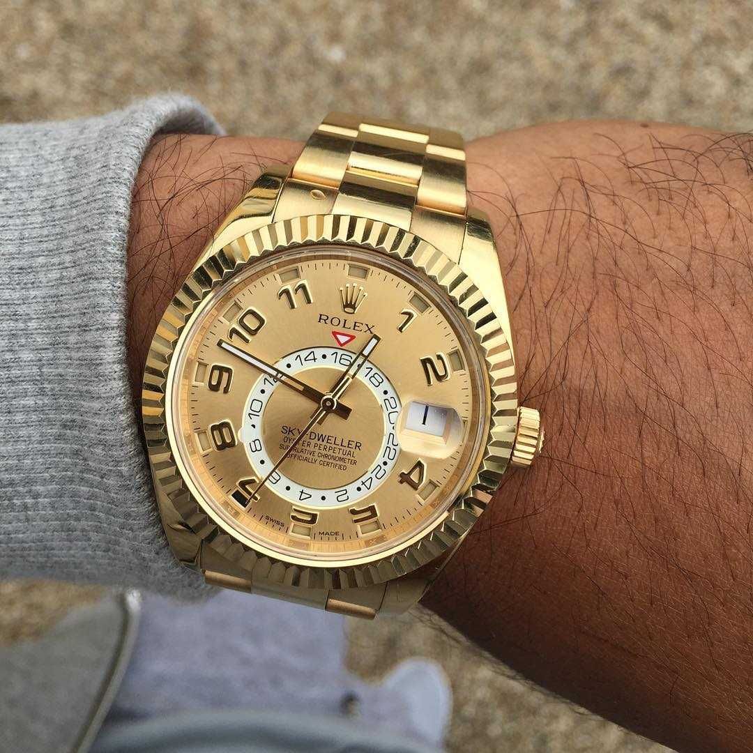 Мъжки Часовници 40mm злато 2