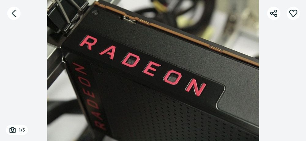 Sapphire radeon RX Vega64/8 gb