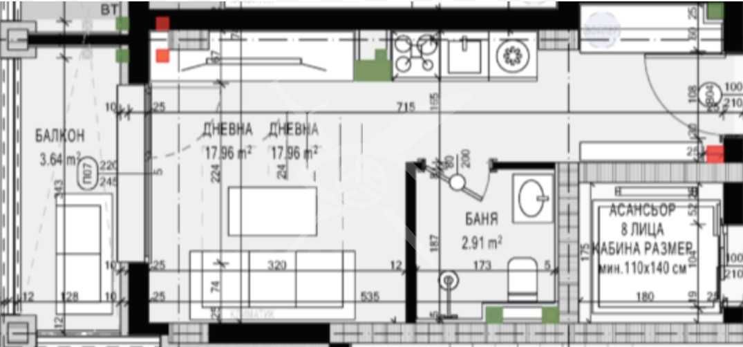 Едностаен апартамент в Слънчев Бряг 706-22133