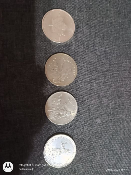 Vând lot 2 monede ARGINT - Ofertă