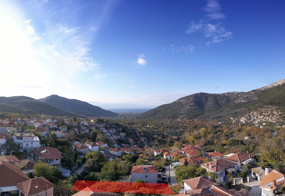 Рахони, о-в Тасос-парцел 403 кв.м в регулация, застрояване до 240 кв.м