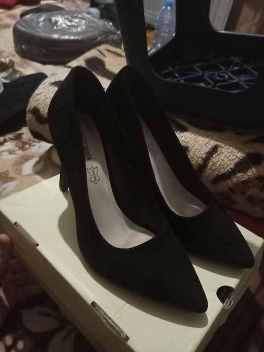 Туфли замша кожа