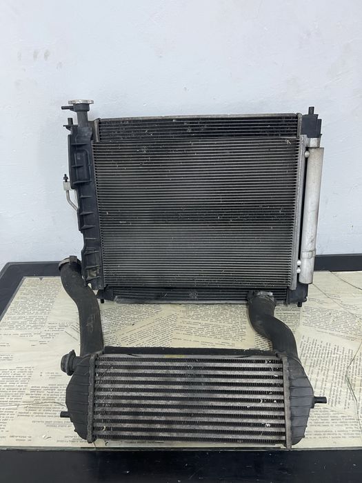 Grup radiatoare AC Apa intercooler ventilator Kia sportage 1.7crdi