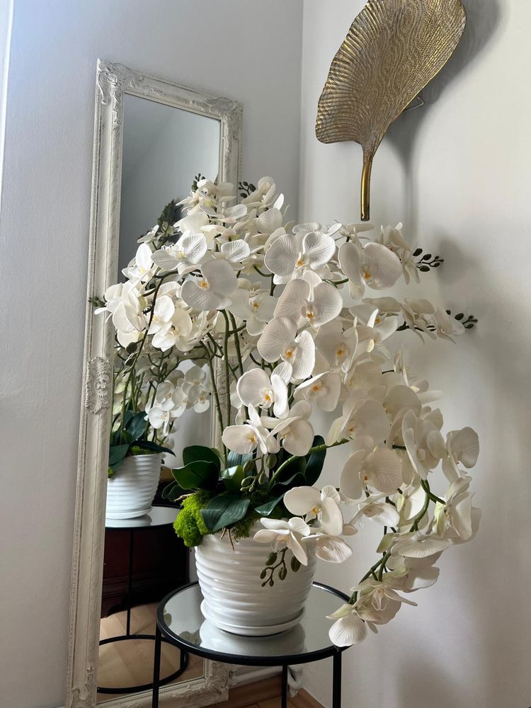 Decoratiune flori artificiale orhidee