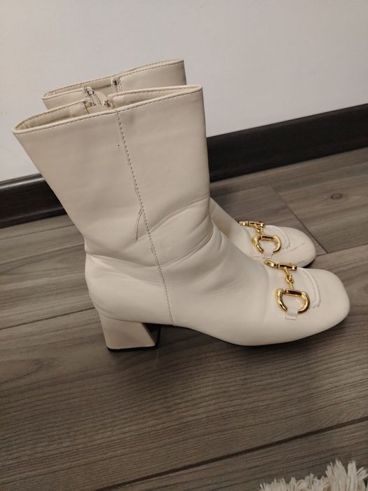 Белые сапоги 38р