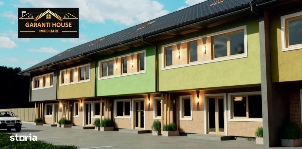 Zona Oltului, case însiruite, 198 mpc, 2 parcari exterioare, 185 000€