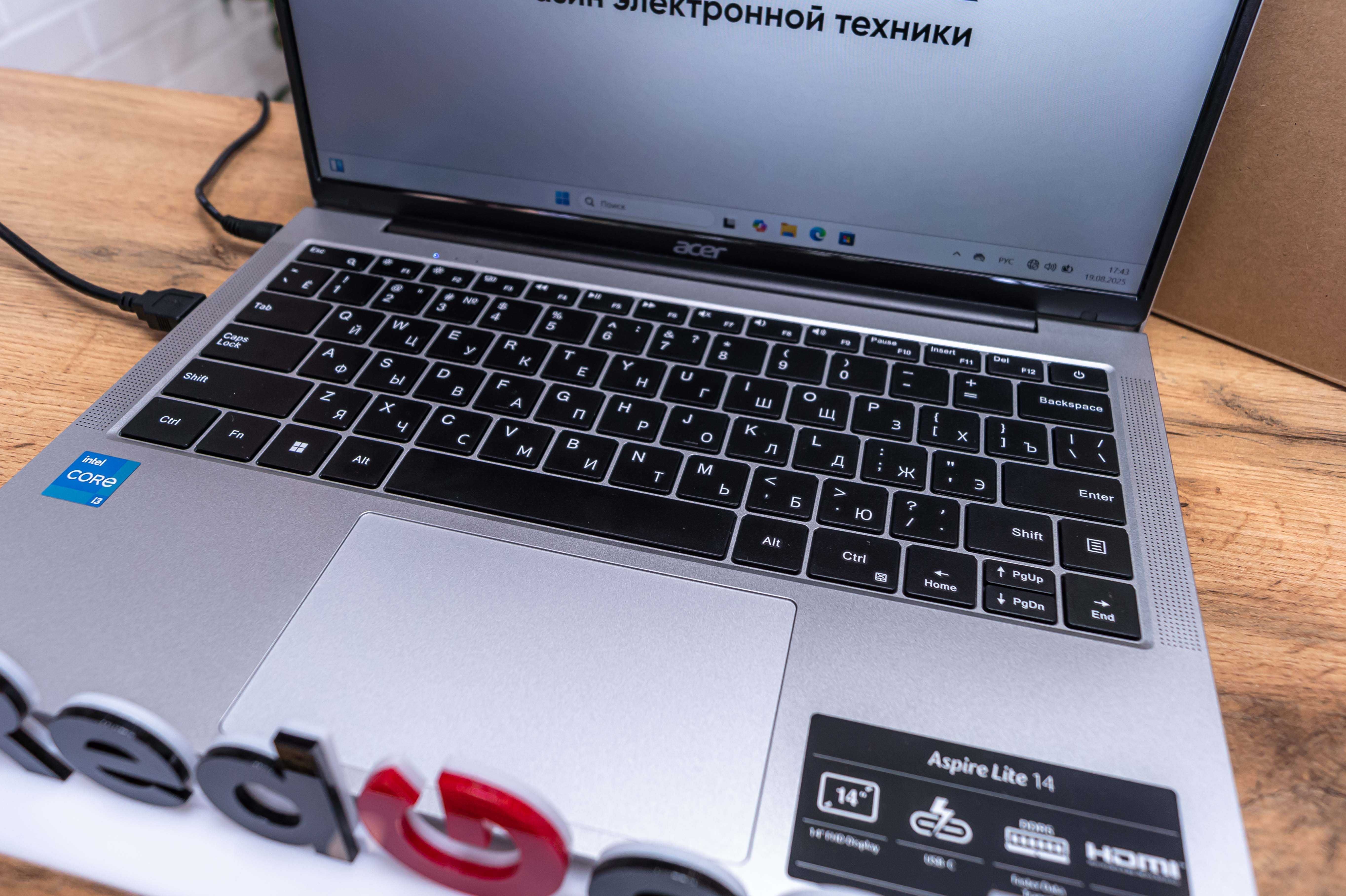 Новый Acer Aspire Lite 14"|Core i3-N300|Graphics|SSD 512 GB| Red Geek