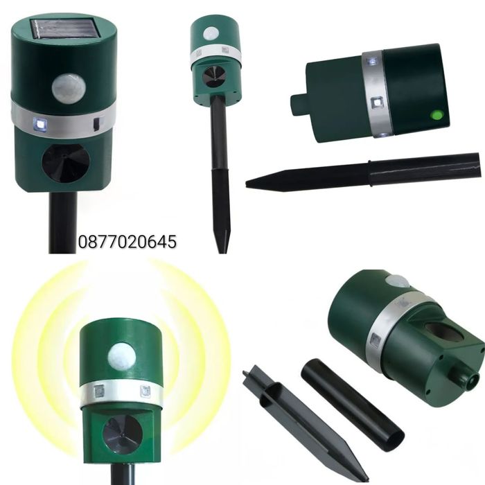 Соларен уред против къртици, змии, сляпо куче, мишки и др.